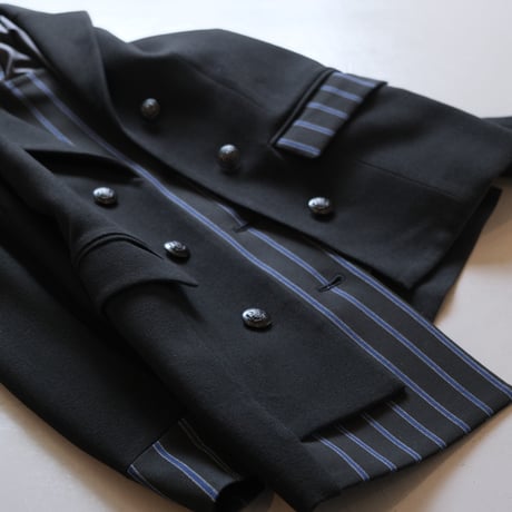 THOMAS MAGPIE　herringbone jacket　Black【2223204】