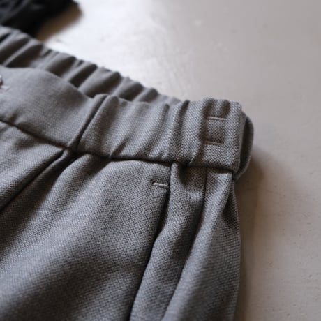 BATONER　Men DRY WOOL PIQUE PANT　GRAY 　 BN-22FM-012