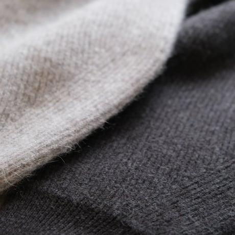 BATONER　Men CASHMERE-FOX SHOWL COLOR CARDIGAN 　BN-22FM-045