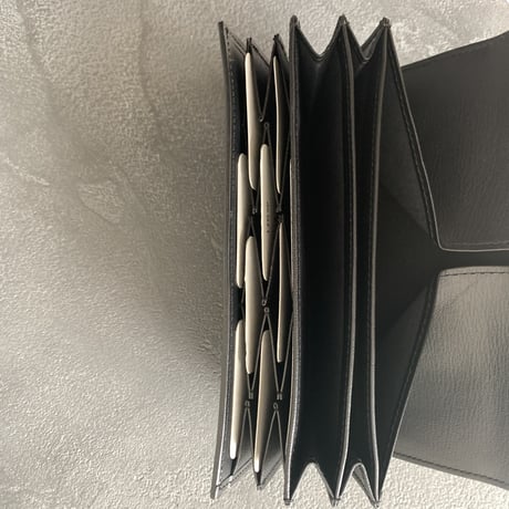 cardboard long wallet　 black