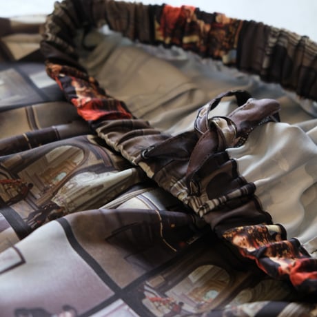 THOMAS MAGPIE　Vilhelm Hammersh?i original printed pants【2231303】