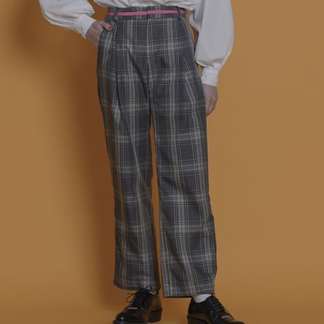THOMAS MAGPIE　check pants【2223301】