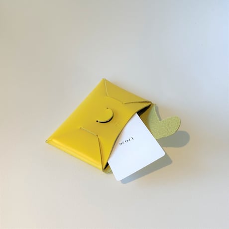 SEAMLESS CARD CASE  　/　YELLOW