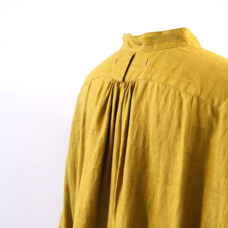 suzuki ytakayuki    peasant dress    mustard