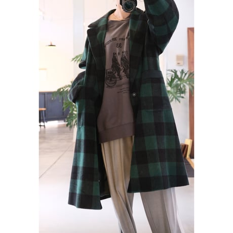 THOMAS MAGPIE　 Buffalo Check Coat　2254211