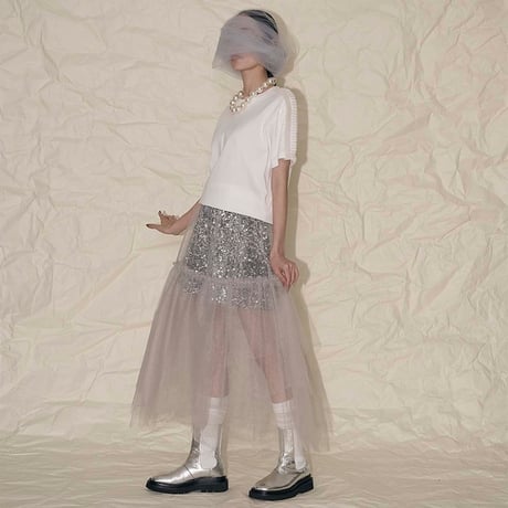 THOMAS MAGPIE  raffle sleeves top【2242802】