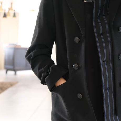 THOMAS MAGPIE　herringbone jacket　Black【2223204】