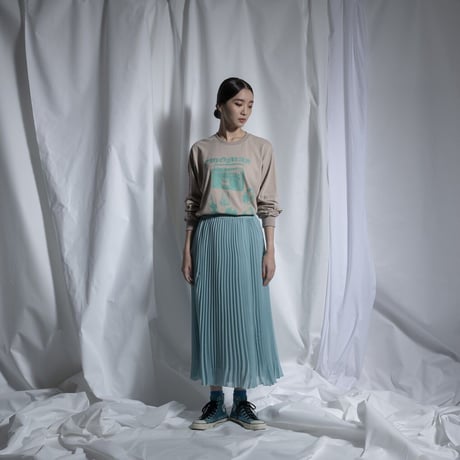 THOMAS MAGPIE   sheer voile pleats skirt【2211605】
