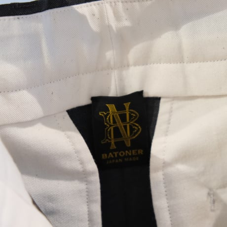 BATONER　Men SUMMER MOHAIR 2TUCK PANTS BN-24SM-012