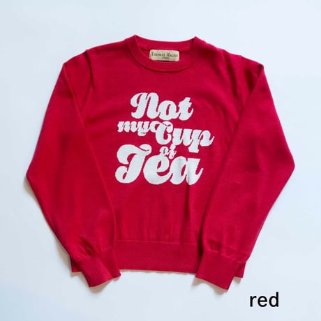 THOMAS MAGPIE　Not my cup Tea knit【2241708】