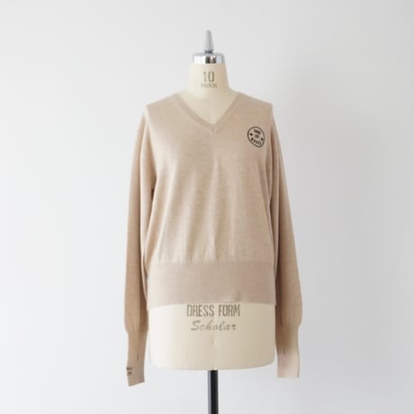 THOMAS MAGPIE　 "LAZY AND NASTY" V neck knit　2253703