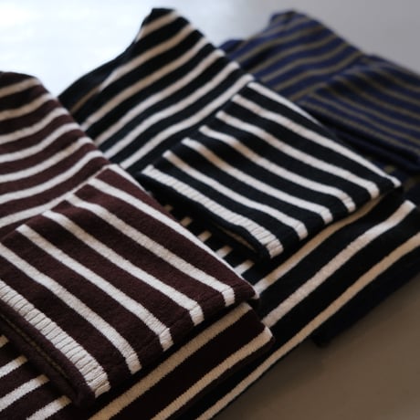 BATONER　PILEWOOL　BASUQUE SHIRT　BN-21FL-018    BLACK×WHITE