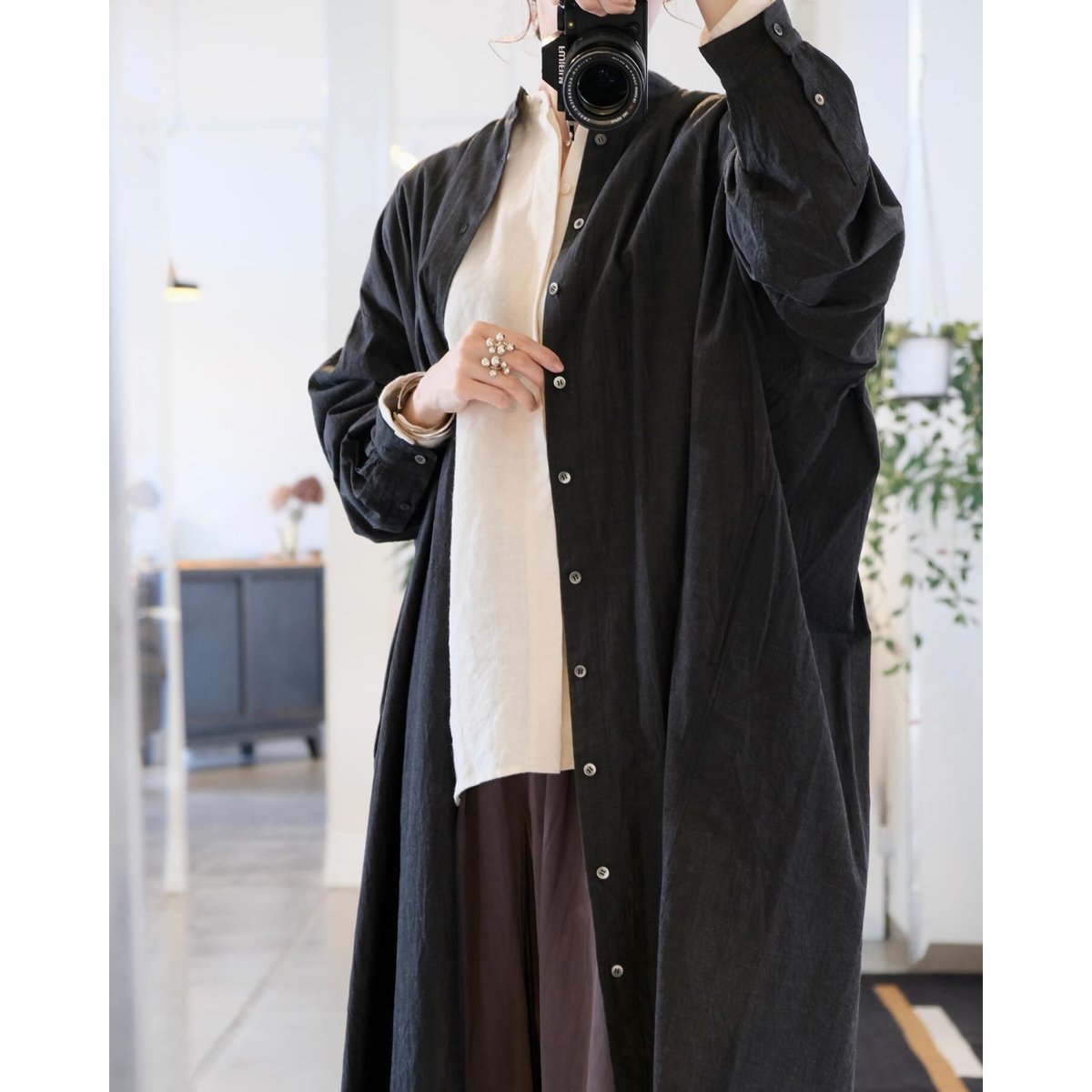 suzuki takayuki リネンブルゾン suzuki takayuki whether-clothshirt | geep