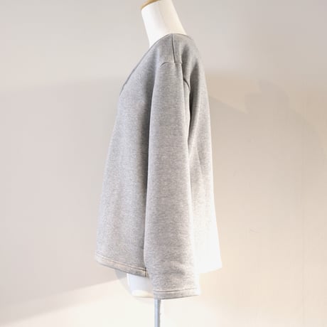 HARVESTY　 Vneck CARDIGAN　 GRAY