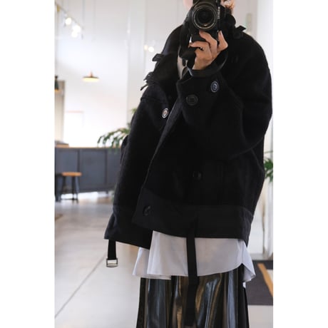 NAKAGAMI シャギーミリタリージャケット  unisex