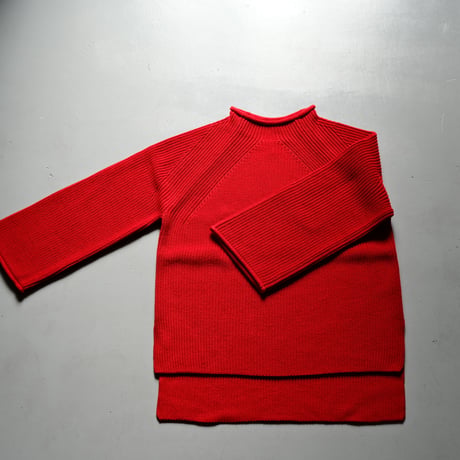 BATONER　WOMAN　 SIGNATURE ROLL NECK KNIT　BN-23FL-026