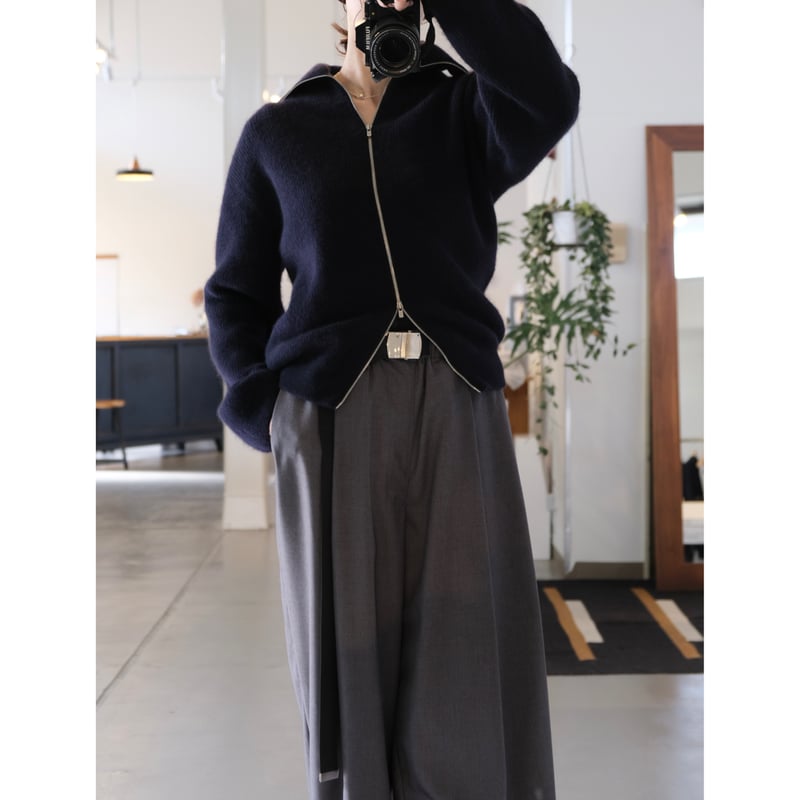 BATONER Woman CASHMERE FOX DRIVERS KNIT | geep