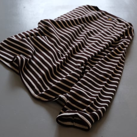 BATONER　PILEWOOL　BASUQUE SHIRT　BN-21FL-018    BLACK×WHITE