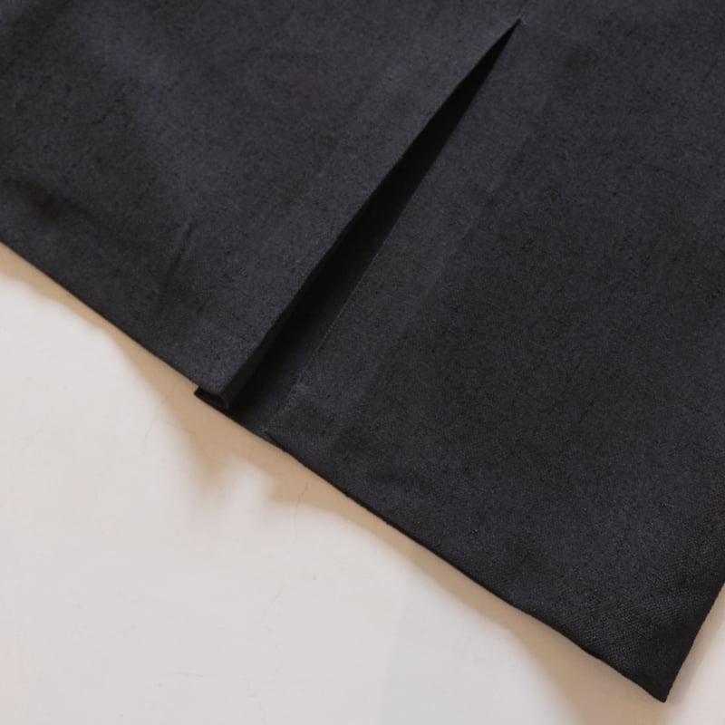 SINME ツイードVネックワンピース ブラック S23AW-15 | geep