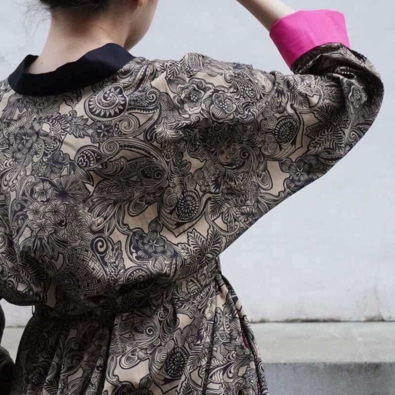 THOMAS MAGPIE zentangle print one-piece【2213401