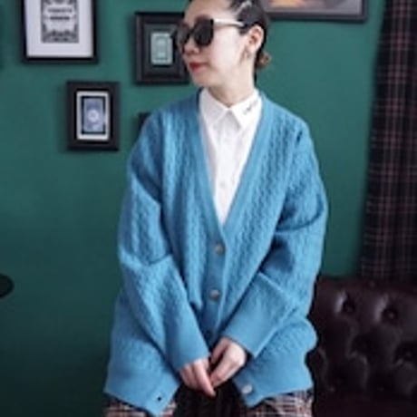 THOMAS　MAGPIE　mini cable cardigan【2233712】