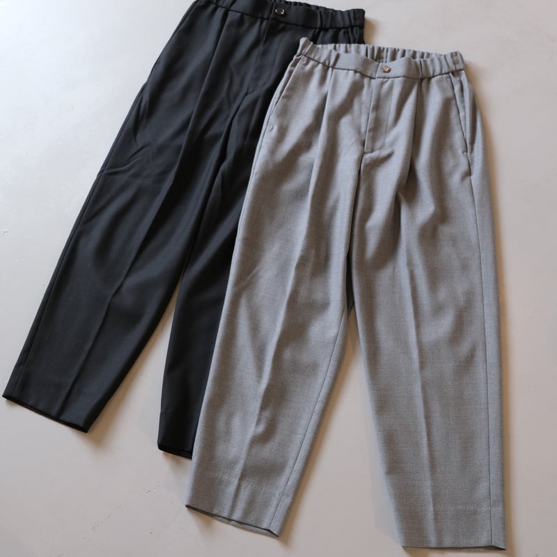 BATONER Men DRY WOOL PIQUE PANT GRAY BN-22FM-