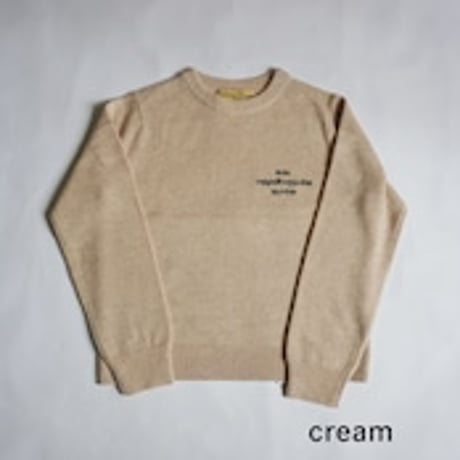 THOMAS MAGPIE　an apologetic note knit【2234766】