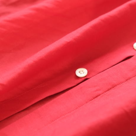 suzuki takayuki　puff-sleeve blouse　dawn red　S231-08