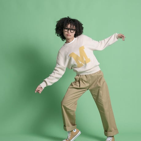THOMAS MAGPIE　flocky print knit【2221712】