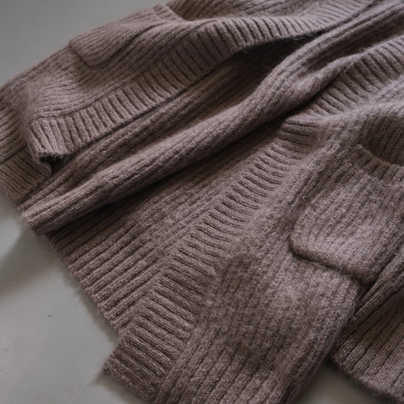 BATONER SUPER KID MOHAIR BIG CARDIGAN BN-21FL-