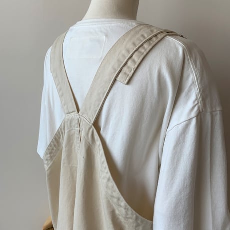 HARVESTY  チノ オーバーオール  A12008   IVORY