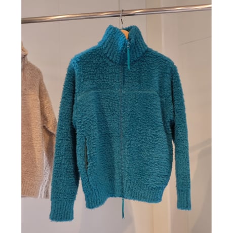 BATONER  MEN SHETLAND BOA ZIP UP BLOUSON