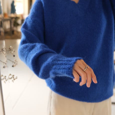 LES TRICOTSD'O　レトリコドール　Mohair Pullover V Neck