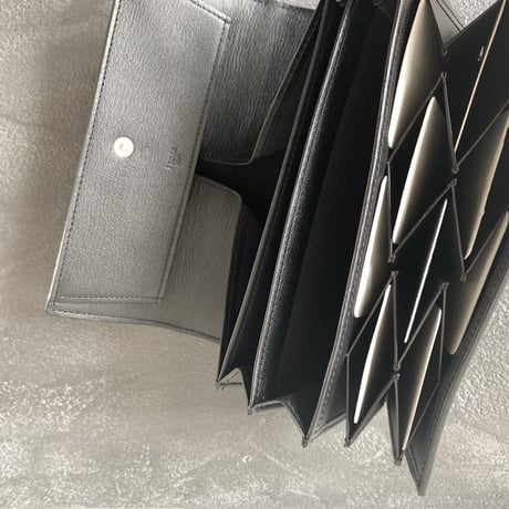 cardboard long wallet　 black
