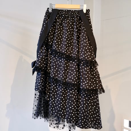 Thomas magpie  randomdot on dot skirt (2way)  2243606