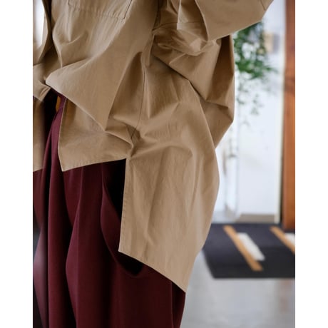 SINME　SS15-07  ウールサスペンダーパンツ　ボルドー