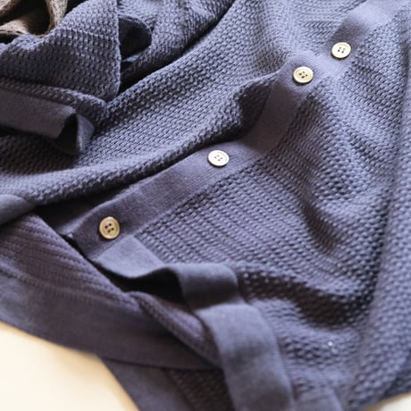 BATONER　 Men SUMMER KNIT V NECK CARDIGAN 　BN-23SM-028