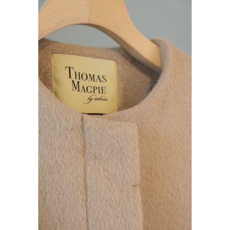 Thomas magpie angora shaggy coat   camel