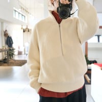 BATONER  MEN  SIGNATURE HALF ZIP KNIT