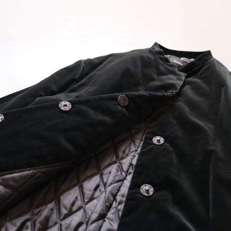 SINME　 ベルベットブルゾン　BLACK　S21AW-09