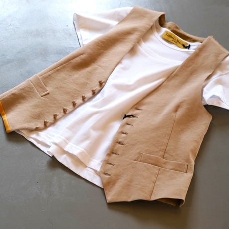 THOMAS MAGPIE　linen vest【2232207】