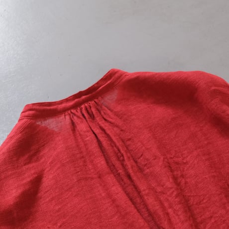 suzuki takayuki　bishop-sleeve bolero　S231-17   dawnred