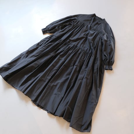 THOMAS MAGPIE　silk one-piece【2222405】BLACK