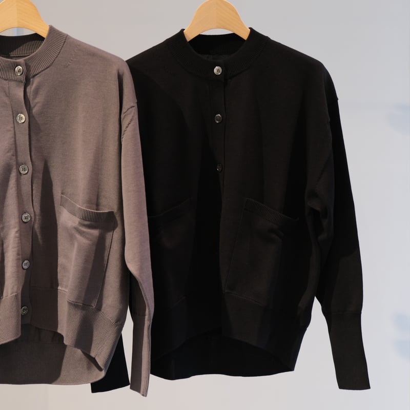 【送料無料】バトナー　オーバーサイズカーディガン　シーアイランドコットン BATONER WOMEN THE SEAISLAND COTTON CREW NECK C