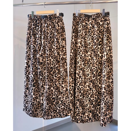 M53. BELTED LEOPARD PANTS