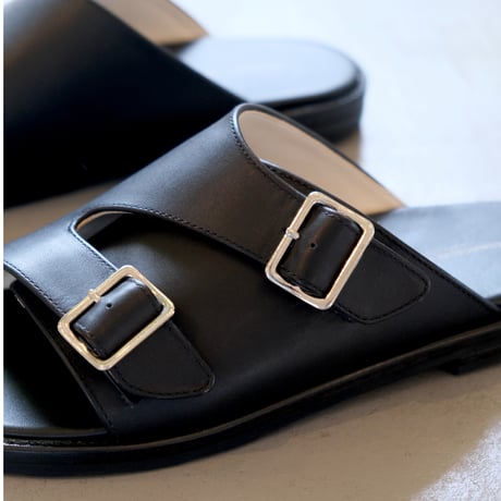 BEAUTIFUL SHOES  DOUBLE BELT SANDALS(VIBRAM TILE MORFLEX)
