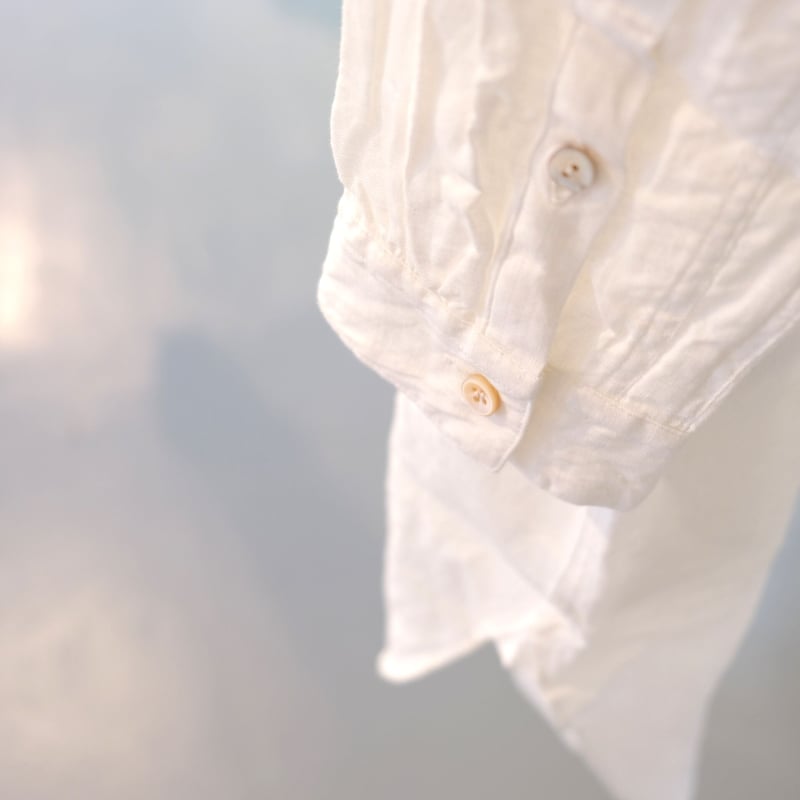 suzuki takayuki long shirt white T002-01 | geep