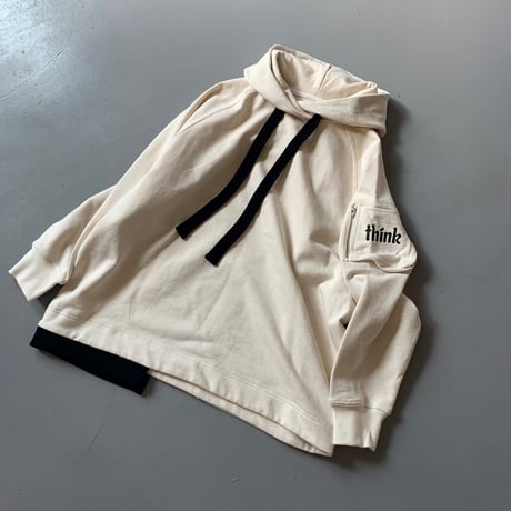 THOMAS MAGPIE　sweat parka   logo【2211802】