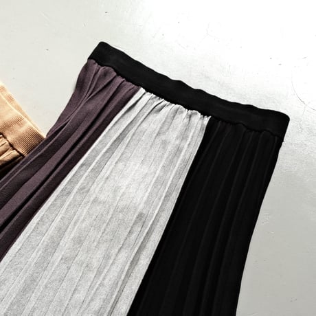 THOMAS MAGPIE　　knit pleated skirt 【2224743】