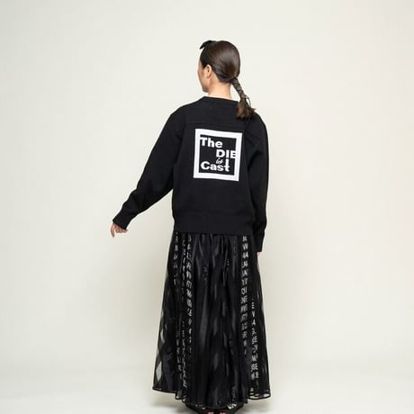 THOMAS MAGPIE 　long tulle skirt stripe　2201605